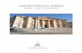 LAW AND POLITICAL SCIENCE 2016 2017 SYLLABUS · PDF fileLAW AND POLITICAL SCIENCE 2016 – 2017 SYLLABUS ... Prof. Denis Mazeaud, team 2 Prof. Patrick Morvan, team 3 Prof. Patrick