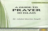 A Guide to prayer In Islam by M. Abdul karim  · PDF fileENGLISH - 103 A GUIDE TO PRAYER IN ISLAM M. Abdul Karim Saqib The Co-operative Office for Csll & to.eigne.s Guidance at