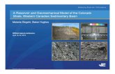 A Reservoir and Geomechanical Model of the Colorado Shale ... · PDF fileA Reservoir and Geomechanical Model of the Colorado Shale, Western Canadian Sedimentary ... logging and core