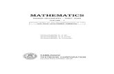 MATHEMATICS - Textbooks Onlinetextbooksonline.tn.nic.in/Books/11/Std11-Maths-EM-1.pdf · effective revision. ... considered as the foundation course for higher mathematics, the students