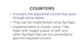 COUNTERS -   · PDF fileare 1 • Synchronous counter have ... 1-Design 2-bit up-down synchronous counters with T flip flops ... Clock Q0 Q1 Q2 Q3 Q4 Q5 0 1 0 0 0 0 0