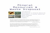 Mineral Resources & Waste Disposal - Kean Universitycsmart/Observing/17. Mineral resources and waste... · Mineral Resources & Waste Disposal Introduction ... reserves of gold increased