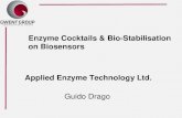 Enzyme Cocktails & Bio-Stabilisation on Biosensors · PDF fileon Biosensors Applied Enzyme Technology Ltd. ... CONT GDH PQQ Dependant P51 Glucose dehydrogenase stability as determined