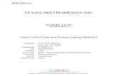 TEXAS INSTRUMENTS INC - zonebourse.comPART I - FINANCIAL INFORMATION ITEM 1. Financial Statements. TEXAS INSTRUMENTS INCORPORATED AND SUBSIDIARIES Consolidated statements of income...