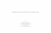 Defining and measuring informal · PDF fileDefining and measuring informal employment By ... Section 3 discusses the ... ‘household enterprises’ because they form part of the SNA
