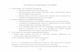 Acceptance Sampling by Variables - …users.encs.concordia.ca/~mychen/in6331notep/Class Notes/ppx140-1… · 140 Acceptance Sampling by Variables Advantages of Variables Sampling