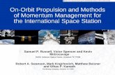On-Orbit Propulsion and Methods of Momentum Russian Progress and European ATV – Commanded by the SM – Can control attitude and altitude – Resupply on- orbit propellant storage