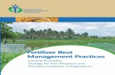 Fertilizer Best Management Practices - · PDF fileFertilizer Best Management Practices General Principles, Strategy for their Adoption and Voluntary Initiatives vs Regulations Papers