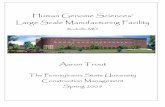 Human Genome Sciences’ Large Scale Manufacturing · PDF fileHuman Genome Sciences’ Large Scale Manufacturing Facility ... HUMAN GENOME SCIENCES LARGE SCALE MANUFACTURING ... Above