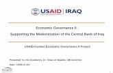 Economic Governance II : Supporting the Modernization …pdf.usaid.gov/pdf_docs/PNADQ302.pdf · Economic Governance II : Supporting the Modernization of the Central Bank of Iraq.