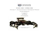 ELEC 499 / CENG 499 Group 7: Autonomous Hexapod Robot ...hexapod/documentation/UVic Hexapod 2012.pdf · Group 7: Autonomous Hexapod Robot Final Report ... The first thing that might