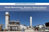 Heat Recovery Steam Generators -  · PDF fileHEAT RECOVERY STEAM GENERATORS ... • Every heat transfer tube in every ... We offer a full range of steam generator equipment,