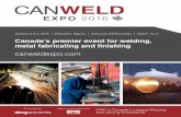 Canada’s premier event for welding, metal fabricating ... · PDF fileCanada’s premier event for welding, metal fabricating and finishing ... The CWA Foundation and The CWB ...