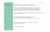 Energy Efficiency Improvement and Cost Saving ... · PDF fileand Cost Saving Opportunities for the Pharmaceutical Industry ... Energy Efficiency Opportunities for the Pharmaceutical