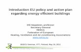 Introduction EU policy and action plan regarding energy ... · PDF fileIntroduction EU policy and action plan regarding energy efficient buildings Olli Seppänen, ... Domestic Lighting