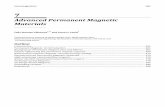 Advanced Permanent Magnetic Materials - One Central · PDF fileAdvanced Permanent Magnetic ... in efficient motors and electric machines and are integral in energy harvesting and ...