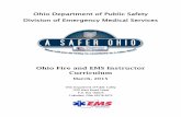Ohio Department of Public Safety Division of Emergency ... · PDF fileOhio Department of Public Safety Division of Emergency Medical Services . Ohio Fire and EMS Instructor . Curriculum