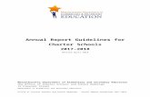 Annual Report Guidelines 2016-17 Web viewDepartment of Elementary and Secondary Education . Office of Charter Schools and School Redesign – Annual Report Guidelines 2016-2017. Department