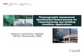 Thermographic Assessment Specification Requirements for ... · PDF fileThermographic Assessment Specification Requirements for Commissioning and Building ... History of Infrared Thermography