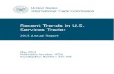 Recent Trends in U.S. Services Trade · PDF fileThis report is the 19th in a series of annual reports on recent trends in U.S. services trade that ... the spread of e-commerce has
