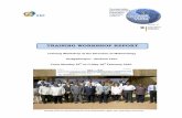 TRAINING WORKSHOP REPORT - ZEF · PDF fileTraining Workshop at the Direction of Meteorology Ouagadougou - Burkina Faso From Monday 15th to Friday 19th February 2010 TRAINING WORKSHOP