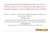 Experimental and Modeling Results for Flow - Boilers (and ...pages.mtu.edu/~narain/NSF-Project-Data-Dissemination Folder/Key... · 2. Examples of ... This physics is being used by