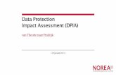 Data Protection Impact Assessment (DPIA) · PDF filePrivacy Management en de AVG Respect to risk oog voor risico 32a AVG Impact ... –Gezondheidszorg voor nemen van maatregelen en