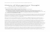 History of Management Thought - Western Washington  · PDF file tgrodsky/admn601/managethought.html History of Management Thought The Evolution of Management Theory