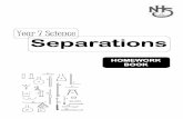Year 7 Science - Northlakes High School · PDF fileYear 7 Science . HOMEWORK BOOK . Worksheet 1. Separating Mixtures Find -a-word . Puzzle looks at various types of mixtures and separation