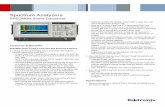 Spectrum Analyzers SPECMON Series Datasheet - · PDF fileSpectrum Analyzers SPECMON Series Datasheet ... Both manual and automatic drive test are supported by built-in ... Linear or