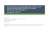 Independent review of AIFDR Phase 1dfat.gov.au/.../Documents/independent-review-of-aifdr-phase-1.pdf · AUSTRALIAAUSTRALIA- ---INDONESIA INDONESIA INDONESIA FACILITY FACILITY FOR