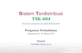TIK-604 - Komputasi · PDF fileUjian (UTS & UAS) 2 30% (15% UTS & 15% UAS) Tugas & Kuis (Personal) 6 30% Kehadiran di kelas 18