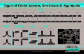 A BACK WELD A - Arcweld: Welding equipment and … Typical... · Title: Typical Weld Joints, Sections & Symbols Author: The Lincoln Electric Company Subject: Typical Weld Joints,