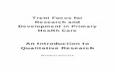 Trent Focus for Research and Development in Primary …faculty.cbu.ca/pmacintyre/course_pages/MBA603/MBA603_files/Intro... · Trent Focus for Research and Development in Primary Health