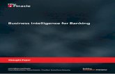 Business Intelligence for Banking - JOHO · PDF fileBusiness Intelligence for Banking Thought Paper. ... Finacle from Infosys partners with banks to transform process, product and