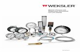 Weksler Pressure and Temperature Instruments Full · PDF fileWeksler ® Pressure and Temperature Instruments ... 200°F except for media with an* which must be ... The Weksler test