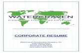CORPORATE RESUME - watercraven.com Resume -1-04-10.pdf · CORPORATE RESUME Watercraven Construction Company, Inc 5109 Vinson Drive Tampa, Florida 33610 ... Project Manager for all