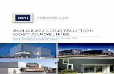 BUILDING/ · PDF filebuilding/construction cost guidelines a consumer guide published by the riai for 2016 domestic and commercial work consumer guide