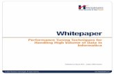 Whitepaper - Hexawarehexaware.com/casestudies/bi-it-wp-10.pdf · This whitepaper will take an example of an application namely Service Contracts. This application had huge performance