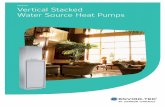 Vertical Stacked Water Source Heat Pumps, Catalog, · PDF filestacked heat pump design exceeds ASHRAE 90.1 ... When the slab-to-slab dimension for a given floor is in ... Vertical