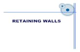 RETAINING WALLS - libvolume3.xyzlibvolume3.xyz/.../retainingwalls/retainingwallspresentation1.pdf · •Counterfort retaining walls ... Precast concrete retaining wall Manufactured