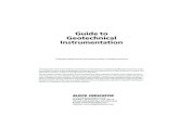 Guide to Geotechnical Instrumentation material/guide-to... · Introduction Geotechnical instrumentation provides data that helps engineers in every stage of a project. ... resolution,