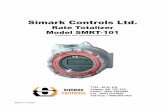 Simark Controls Ltd. · PDF fileSimark Controls Ltd. Rate Totalizer Model SMRT-101 Installation and Operating Instructions 990014 11/16/06 7725 - 46 St. S.E. Calgary, AB. T2C 2Y5