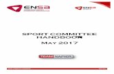 SPORT COMMITTEE HANDBOOK - Napier Students · PDF filemonies are deposited with the ENSA Finance Administrator within 14 days. • Ensuring that club funds are spent properly. ...