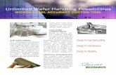 Unlimited Wafer Handling Possibilities - Quartet Mechanicsquartetmechanics.com/QM2014/HTML/download/qm.pdf · ing robotic automation ... handling, machine vision sys-tems, ... 6”~8”