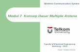 Modul 7 Konsep Dasar Multiple Antena - ukeusman's blogukeusman.staff.telkomuniversity.ac.id/files/2015/03/Modul-7... · Subject a. Macam-macam Multiple Antenna (Diversitas dan MIMO)