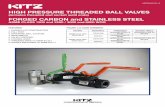 HIGH PRESSURE THREADED BALL VALVES - AIV, Inc. · PDF filehigh pressure threaded ball valves ... ak3000sctfzm-fs aw3000sctfzm-fs 3k19f 3k19fs ss/f316 ak3000utfzm ... 1/2" 0.50 1.93