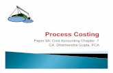 Paper 3A: Cost Accounting Chapter 7 CA. Dharmendra · PDF file1 • Meaning & Features Of Process Costing 2 • Applicability of Process Costing 3 • Costs Classification 4 • Cost