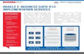 Oracle EBS R12 - Apps · PDF file Oracle E-Business Suite R12 Implementation Services Apps Associates has attained the level of Platinum Partner for Oracle Applications and oﬀers