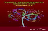 KUMON RECOMMENDED READING LIST AUSTRALIAreadtogether.com.au/assets/documents/Kumon-RRL-Australia.pdf · Read Together Yoo-Hoo, Lady Bird! Mem Fox and Laura Ljungkvist (Illustrator)